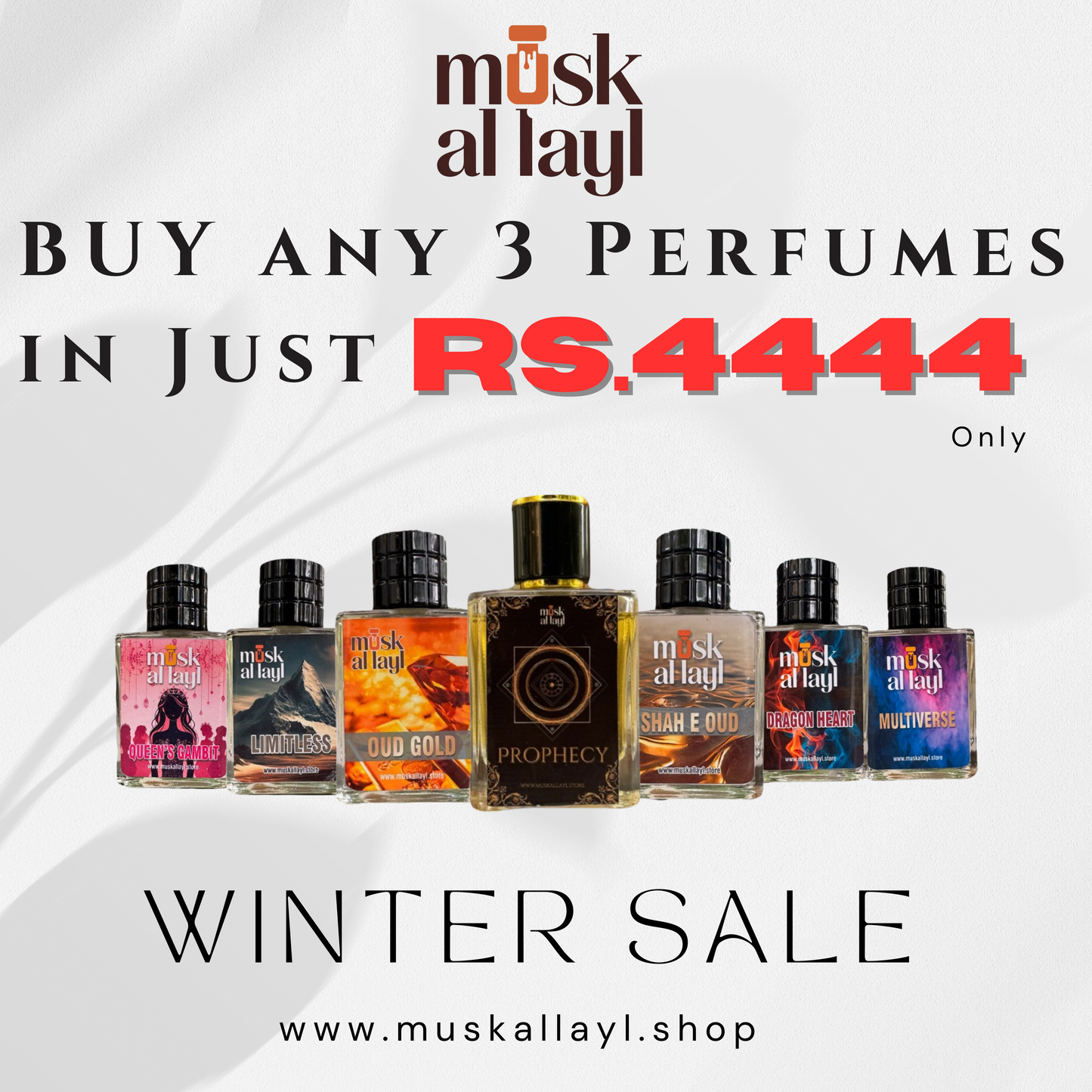 50ml Walay 3 perfumes [FREE delivery]